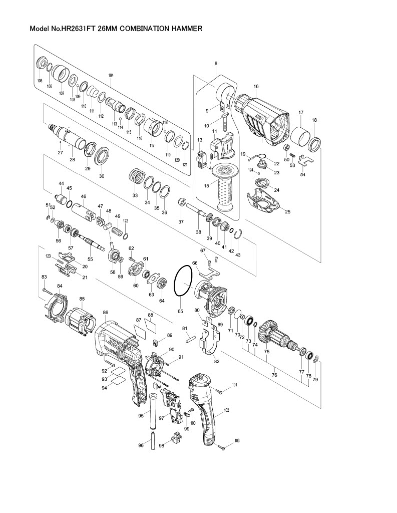Makita Drill Parts Diagram - Hanenhuusholli